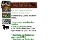 Desktop Screenshot of juckasstables.com