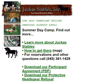 Tablet Screenshot of juckasstables.com